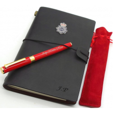 UK Police Force Personalised Leather Journal and Pen UK Police Force Personalised Leather Journal and Pen